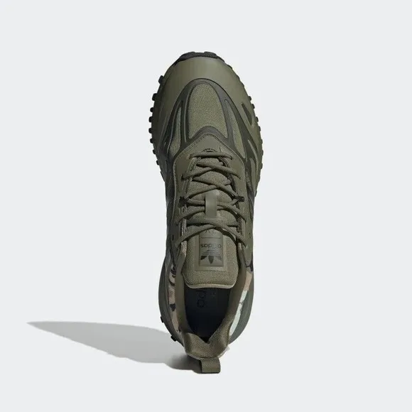 MEN'S Adidas Originals ZX 2K Boost 2.0 Trail Focus Olive Camo GZ7784