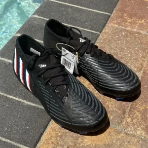 MEN'S Adidas Predator Edge .2 FG Soccer Cleats  Black GW2271