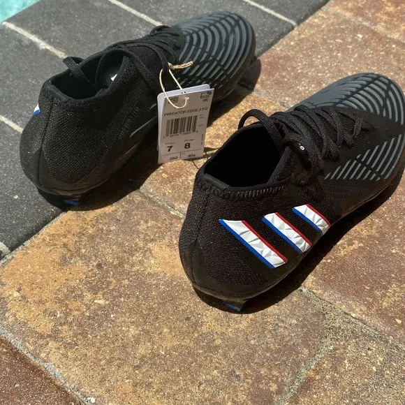 MEN'S Adidas Predator Edge .2 FG Soccer Cleats  Black GW2271