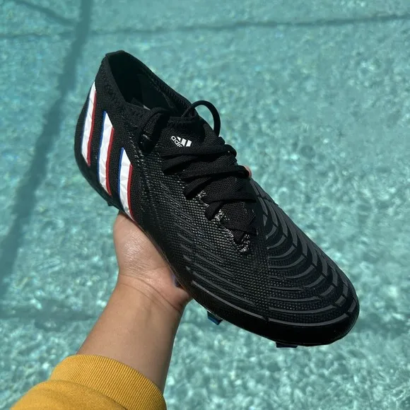 MEN'S Adidas Predator Edge .2 FG Soccer Cleats  Black GW2271