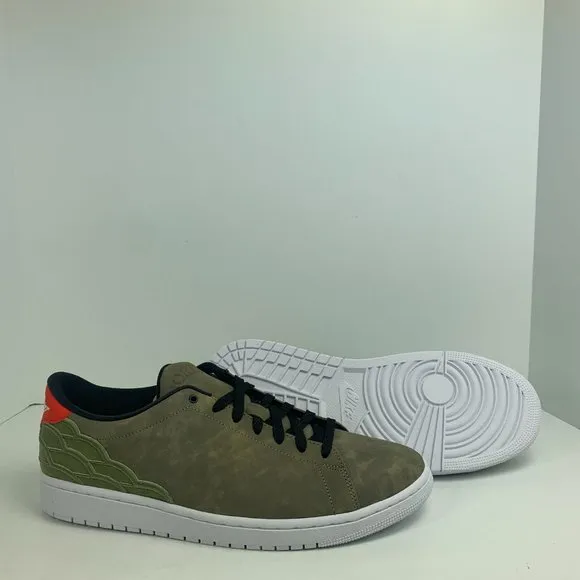 Men's Air Jordan 1 Centre Court Basketball Shoes, DJ2756 300 Multi Sizes OiGreen