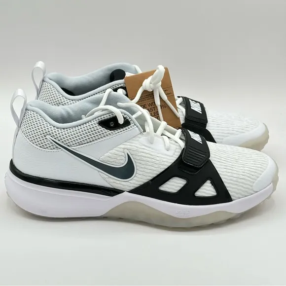 Men’s Nike Air Zoom Diamond Elite Turf Shoes White DZ0503-103 Size 10