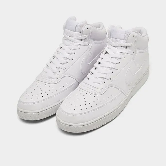Men's Nike Court Vision Next Nature Mid-Top Shoes - White - Var Szs - NIB