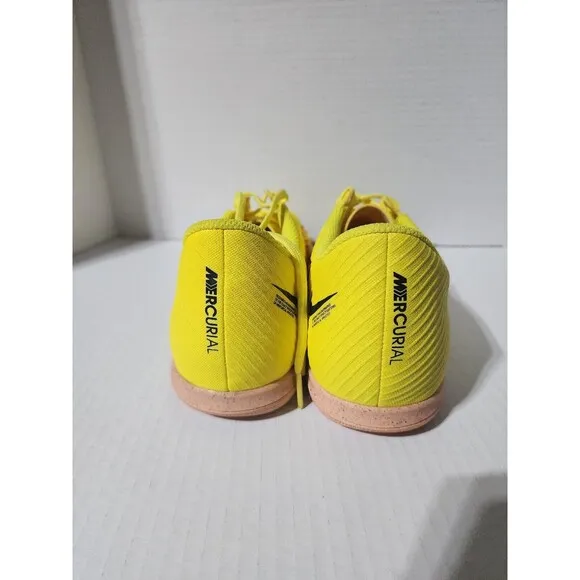 Men's Nike Mercurial Vapor 15 turf Soccer Shoes Size 7 Yellow indoor DJ5969-780