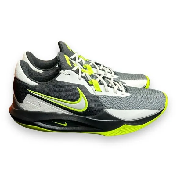 Mens Nike Precision VI 6 Basketball Shoes Size 13 Black Green White DD9535 009