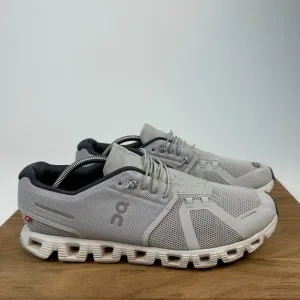 Mens On Cloud 5 Gray Athletic Gym Road Running Sneakers Shoes Size 12 D GUC