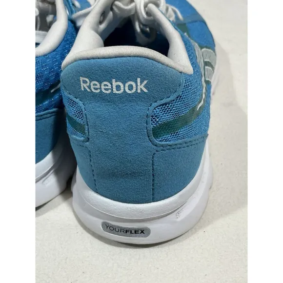 Men’s Reebok Size 10 Liquifect 180 Running Shoes Blue Lace Up Sneakers