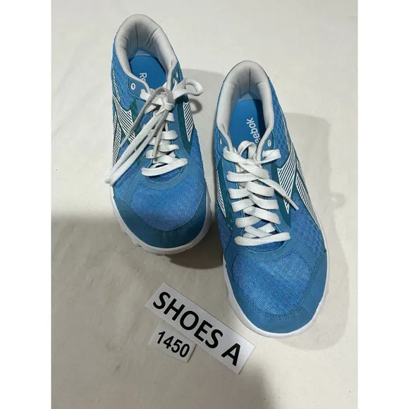 Men’s Reebok Size 10 Liquifect 180 Running Shoes Blue Lace Up Sneakers