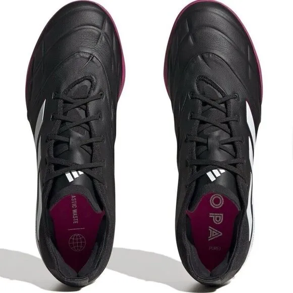Men's Size 9 - Adidas Copa Pure.1 Indoor Soccer Turf Shoes Black Pink GY9077