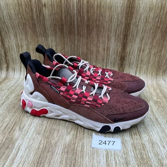 Men's Size 9 - Nike React Sertu Dark‎ Pony Clay Sneakers Shoes AT5301-200