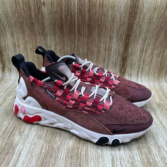 Men's Size 9 - Nike React Sertu Dark‎ Pony Clay Sneakers Shoes AT5301-200