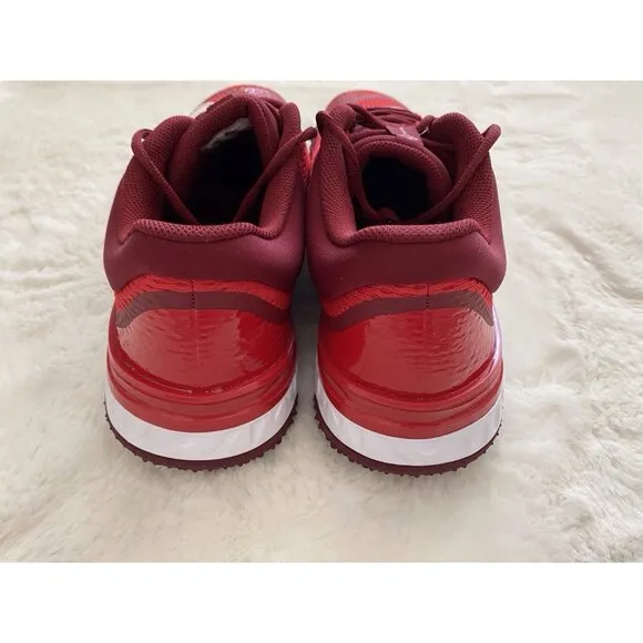 Men’s Sz 14 Nike Alpha Huarache Elite 4 Turf Baseball Shoes Red White DJ6523-616