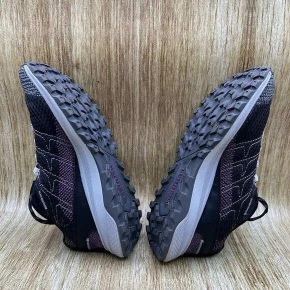 Merrell‎ Fly Strike Women's Size 6 Trail Running Shoes Sneakers Black Purple