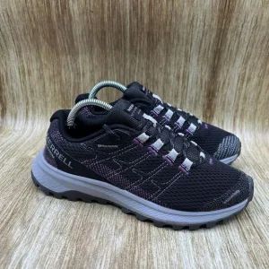 Merrell‎ Fly Strike Women's Size 6 Trail Running Shoes Sneakers Black Purple