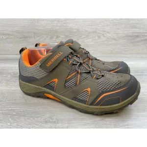 Merrell M-Trail Chaser MY57109 Kids Boys US 7M Gray Mesh Athletic Sneaker Shoes