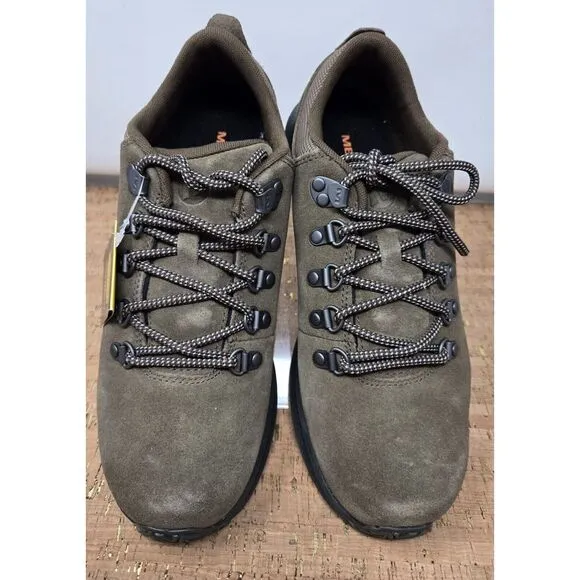 Merrell Ontario Suede Shoes‎ Mens 8.5 Brown Vibram MegaGrip Soles Trail Outdoors