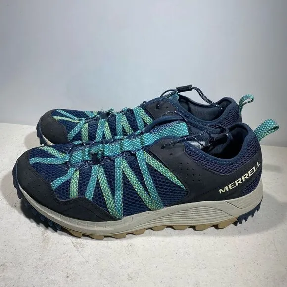Merrell Wildwood Aerosport Navy Oyster  Trail Outdoors Water Shoes J067679 .10,5