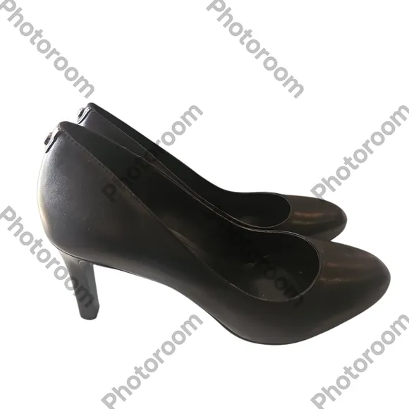Michael Kors Chantal Flex Heels Pumps Black Women's Shoes Size 7.5