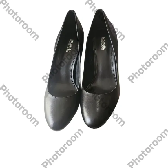 Michael Kors Chantal Flex Heels Pumps Black Women's Shoes Size 7.5