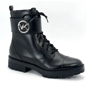 MICHAEL KORS NWOB Tatum Leather Combat Ankle Boots
