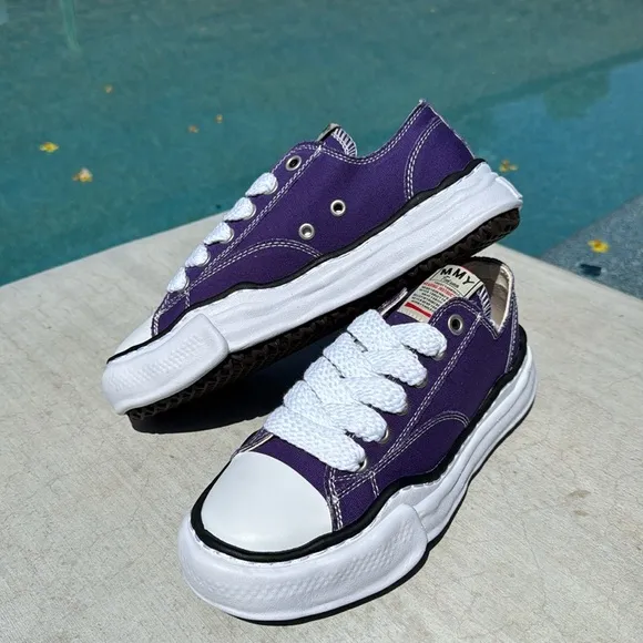 MIHARA YASUHIRO Peterson MMY Shoes Og Sole Canvas Low Violet Size 40