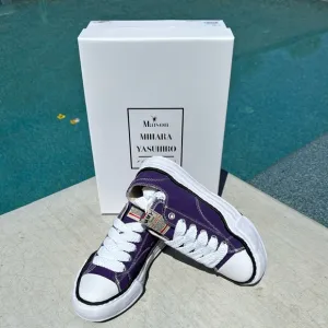 MIHARA YASUHIRO Peterson MMY Shoes Og Sole Canvas Low Violet Size 40