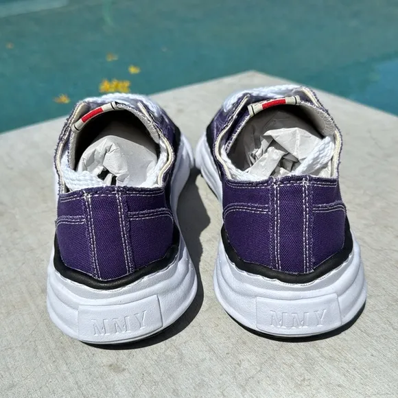 MIHARA YASUHIRO Peterson MMY Shoes Og Sole Canvas Low Violet Size 40