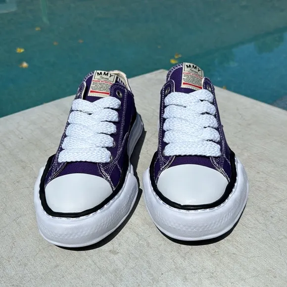 MIHARA YASUHIRO Peterson MMY Shoes Og Sole Canvas Low Violet Size 40