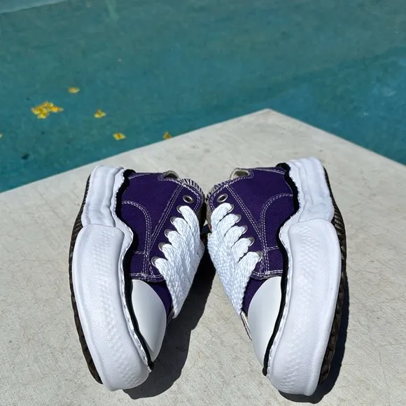 MIHARA YASUHIRO Peterson MMY Shoes Og Sole Canvas Low Violet Size 40