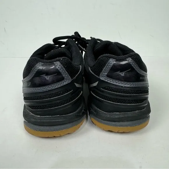 Mizuno black court shoes volleyball athletic