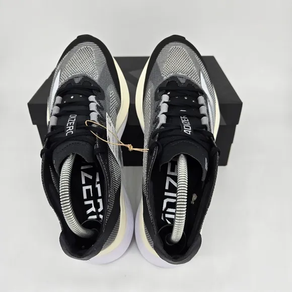 New adidas Adizero Boston 12 Core Black White Women's Running Shoes Size 8.5