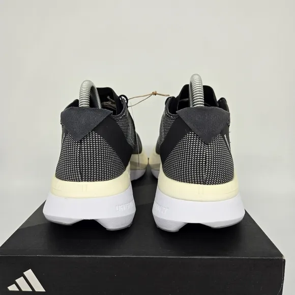 New adidas Adizero Boston 12 Core Black White Women's Running Shoes Size 8.5
