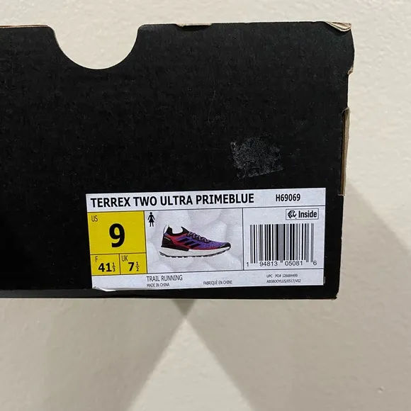 NEW! adidas Terrex Two Ultra Primeblue Trail Women's Running Shoes Size 9