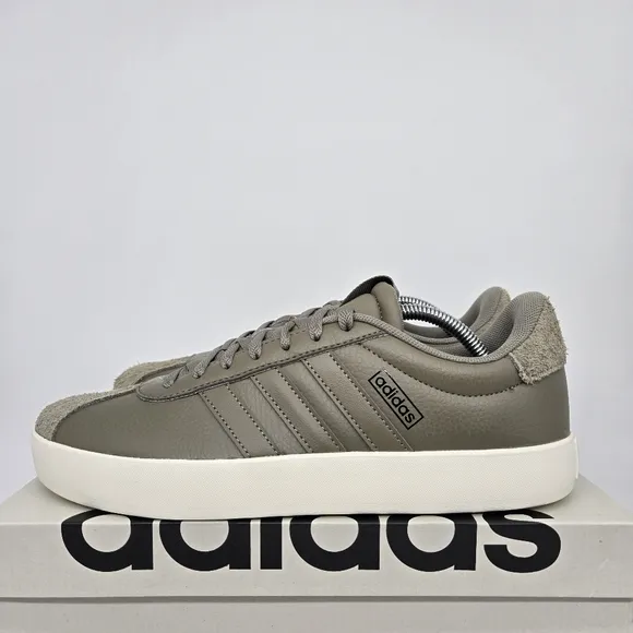 New adidas VL Court 3.0 Clay Core Black Men's Shoes Size 10