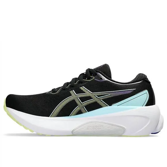 NEW ASICS women's gel-kayano 30 running shoes in black/glow