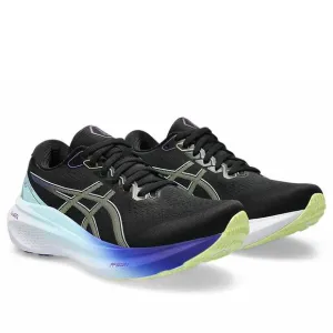 NEW ASICS women's gel-kayano 30 running shoes in black/glow