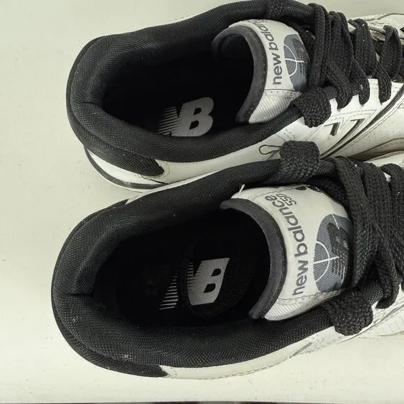 New Balance 550 Athletic Shoes Men's 10 White Lace Up Low Top Sneakers BB550HA1