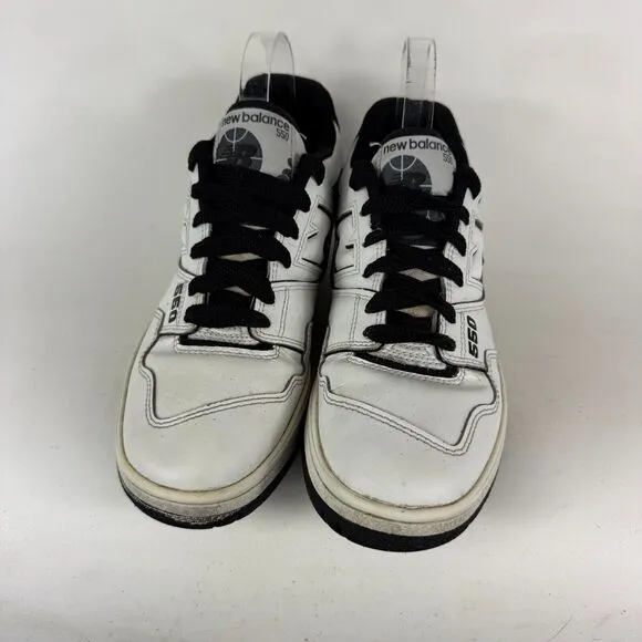New Balance 550 Athletic Shoes Men's 10 White Lace Up Low Top Sneakers BB550HA1