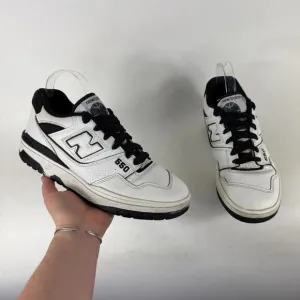 New Balance 550 Athletic Shoes Men's 10 White Lace Up Low Top Sneakers BB550HA1