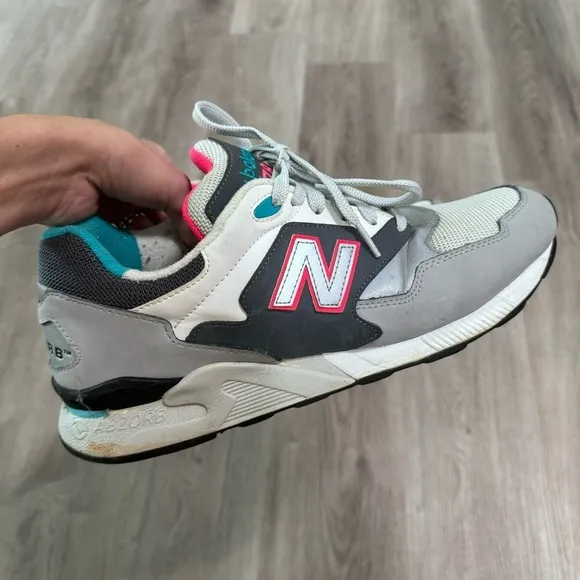 New Balance 878 Men’s Tennis Shoes Athletic Blue Pink Gray 10.5 ML878AAD