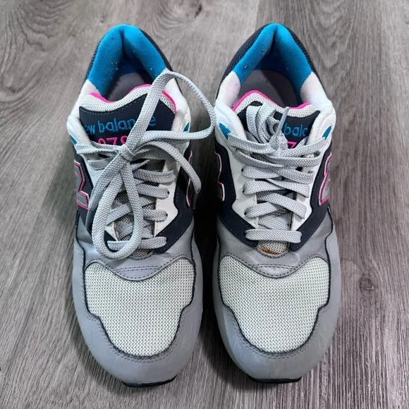 New Balance 878 Men’s Tennis Shoes Athletic Blue Pink Gray 10.5 ML878AAD