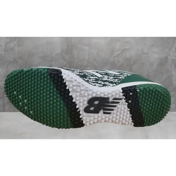 New Balance Baseball Shoes Turf  4040v5  Trainers Green White Men's Size 15D New
