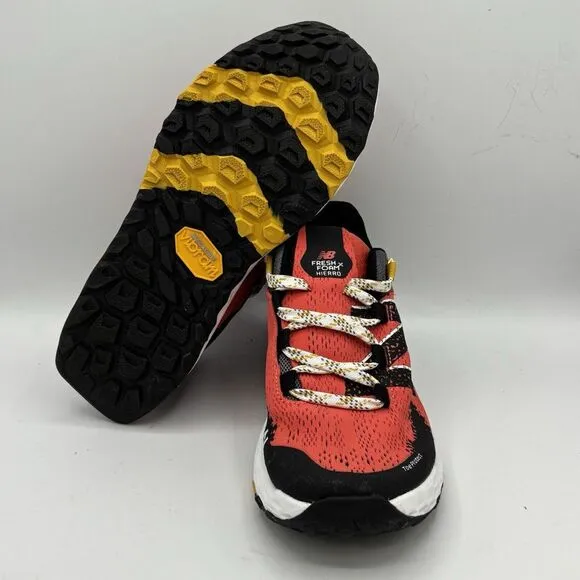 New Balance Fresh Foam Hierro v5 Womens 7 Toro Red Black Shoes Trail Sneakers