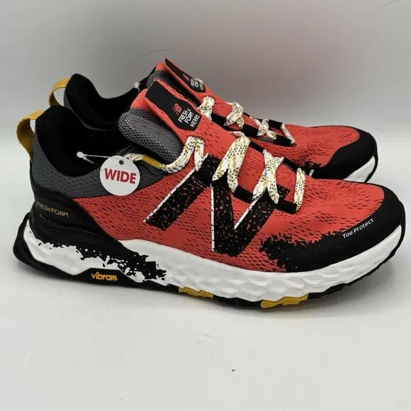 New Balance Fresh Foam Hierro v5 Womens 7 Toro Red Black Shoes Trail Sneakers