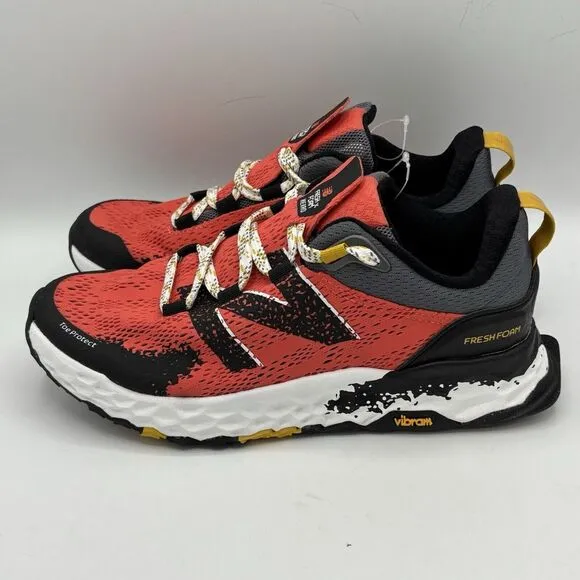 New Balance Fresh Foam Hierro v5 Womens 7 Toro Red Black Shoes Trail Sneakers