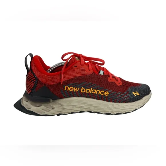 New Balance Fresh Foam MTHIERO6 Hierro V6 Trail Red Mens Size US 10.5 Orange