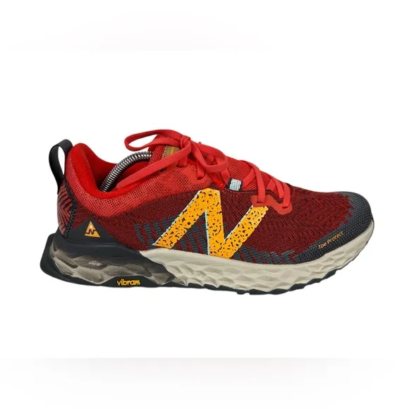 New Balance Fresh Foam MTHIERO6 Hierro V6 Trail Red Mens Size US 10.5 Orange