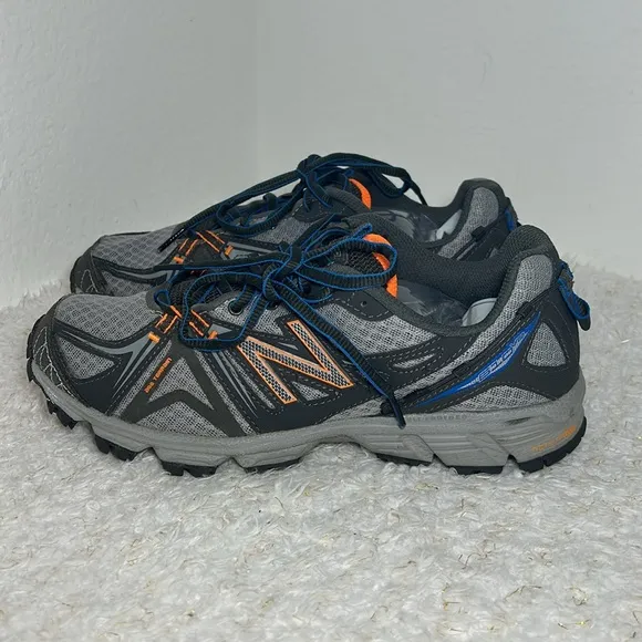 New Balance Men's 610 V2 Grey/Orange Trail running shoes size 7
