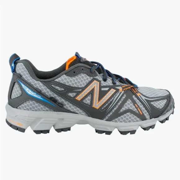 New Balance Men's 610 V2 Grey/Orange Trail running shoes size 7