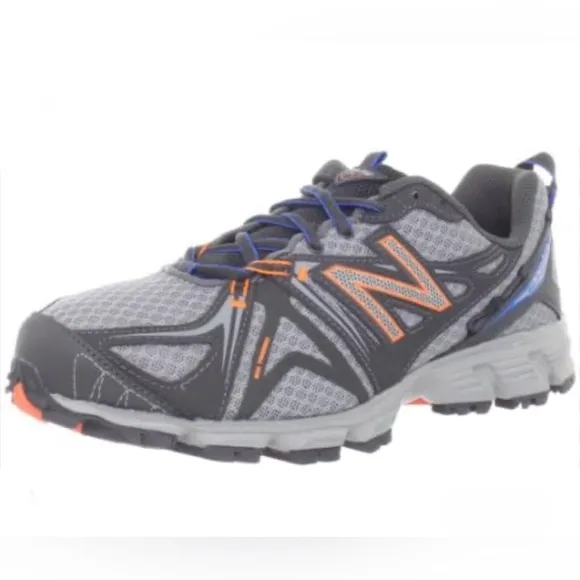 New Balance Men's 610 V2 Grey/Orange Trail running shoes size 7